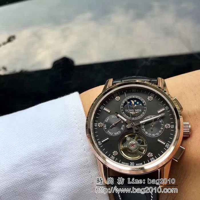 LONGINES浪琴 全自動機械 頂級機械男士腕表 WSS0562